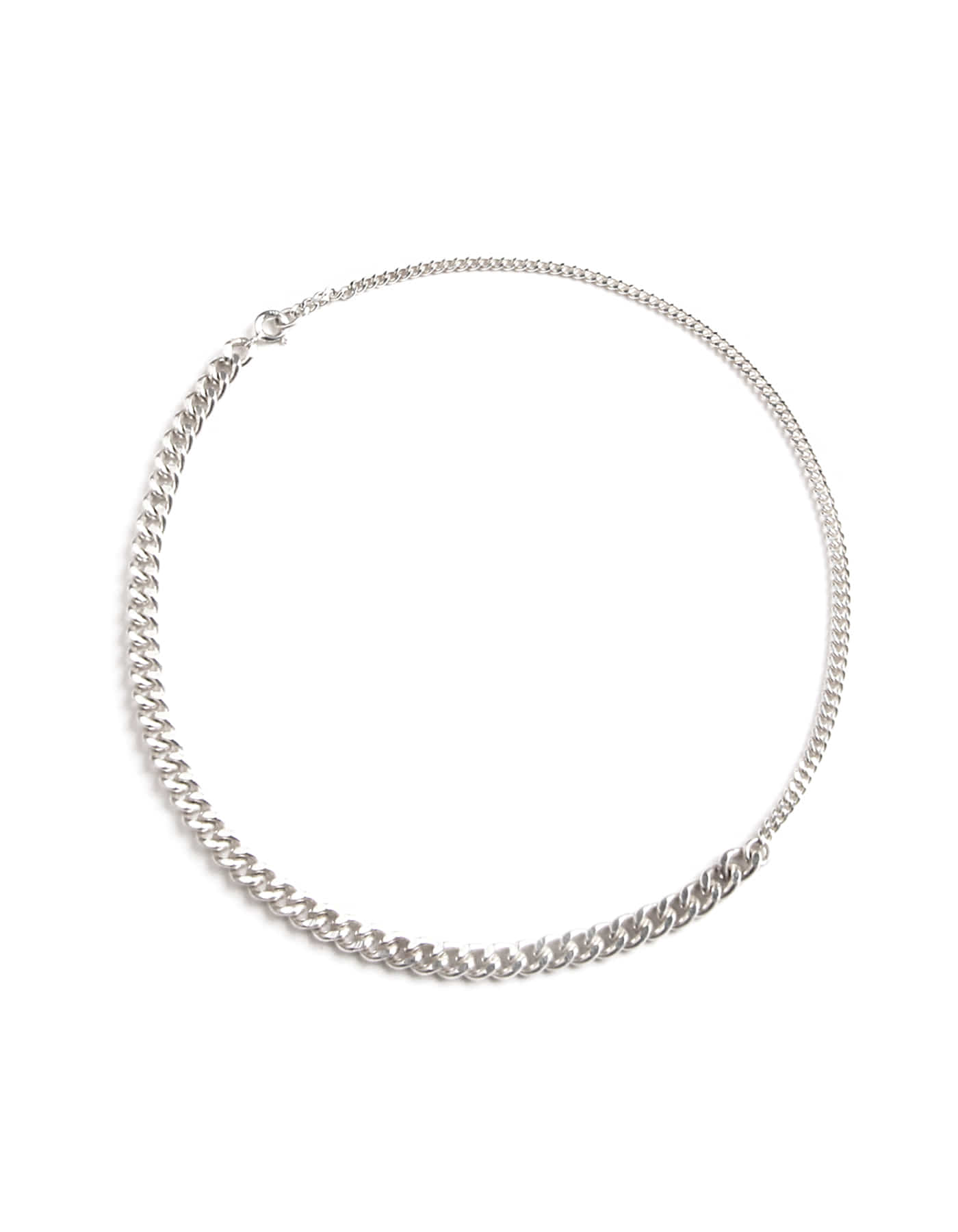 Dual Curb Chain Necklace